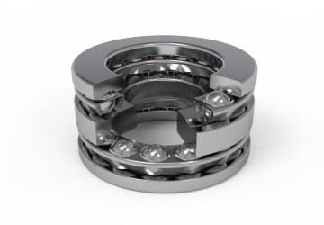 Bidirectional Thrust Ball Bearing With Flat Seat Ring