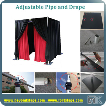 Aluminum Pipe and Drape Photo Booth Enclosure Hot Sale