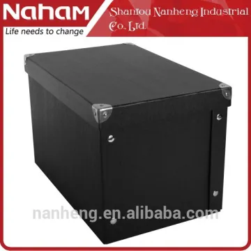 House Decorative Organizer Storage Box With Metal Corner