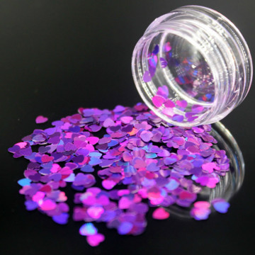 1Box Purple Acrylic Powder Crystal Polymer Nail Nail Art Tips Builder Fals Tips Nails Nail Polymer Tools Heart Shape