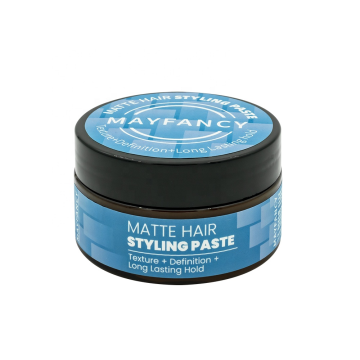 Pasta de peinado de peinado mate para hombres cabello