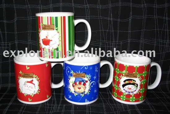 Christmas promotion ceramic mug