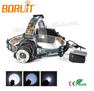 Boruit RJ-0211 CREE XML T6 Rechargeable Led Headlamp