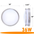 Dimmable led round panel light emergency