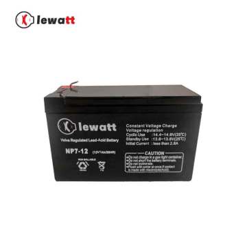 Bateria de armazenamento de 12V de chumbo ácido 12v7ah
