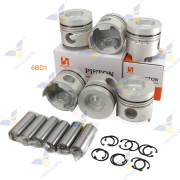 4BD1 & 6BD1 Cylinder Liner Piston Kit for ISUZU Diesel Engine - 1-11261118-0, 1-12111777-0, 5-12121055-0