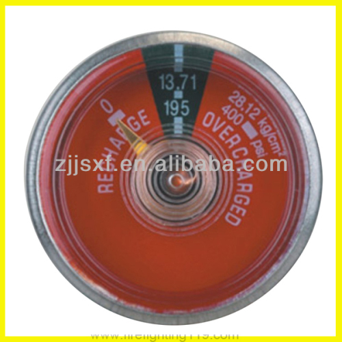 Manometer for fire extinguisher