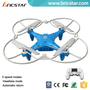 Blue toys 2.4G rc quadcopter propeller drone with lights