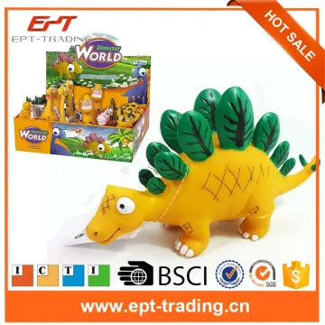 Cute vinyl cartoon dinosaur world toys