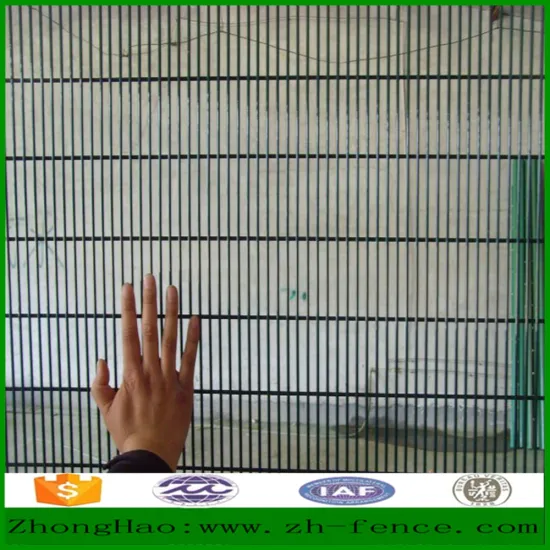 High quality PVC coated anti climb 358 high security used outdoor safety fencing