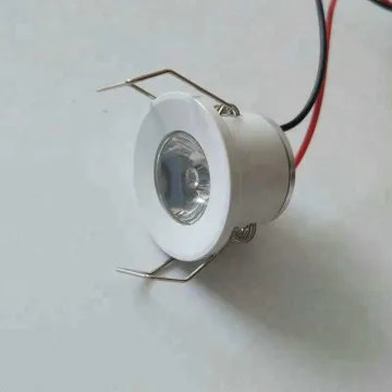 3W 1W White Black Recessed Mini LED Spotlights 12V