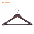 Luxury Wood Coat Hangers With Anti-slip Rubber Tube