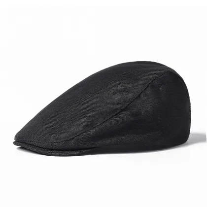 2025 New Wholesale Linen Cap Irish Flat Cap