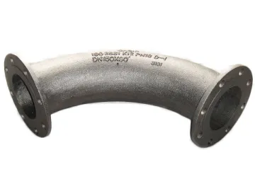 Ductile Iron Long bend Flanged Bend