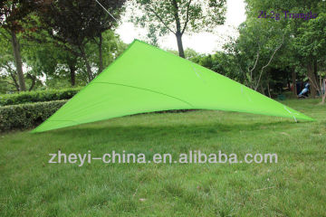 Triangle shade sail awning