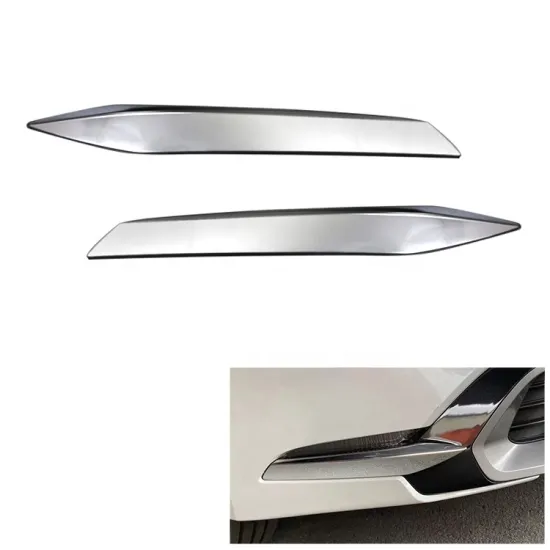 Chrome Front Fog Lamp Cover Trim for Toyota Prius 60 2023 Modification