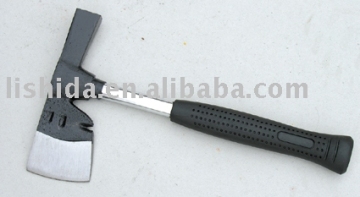HATCHET-TYPE HAMMER WITH TUBULAR STEEL HANDLE