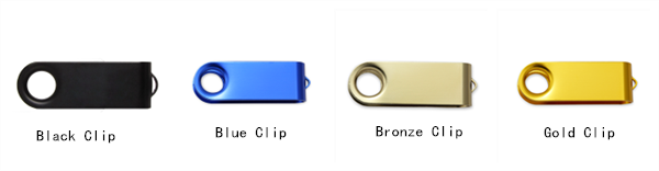 black usb clip
