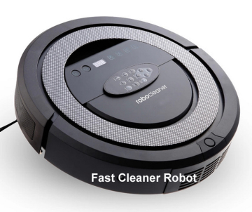 Best recommend Top-Grade 6 in 1 multifunction cyclonic vacuum cleaner robot with V-shaped 2 pieces rolling brush