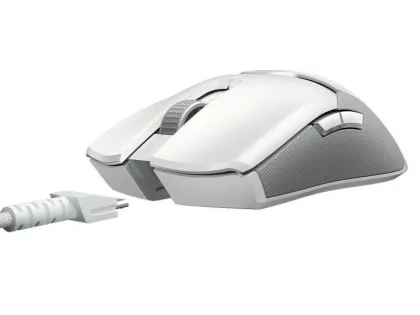 Razer Viper Ultimate Wireless Mouse with Charging Dock - Mercury Hyperspeed Wireless Gaming Mouse 2021