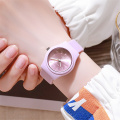 silicone strap Buckle quartz watches for women students
