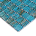 Miroir bleu taché Mosaïque de sol de revêtement de sol en mosaïque