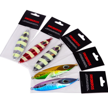 Luminous Slow Pitch Lead Fishing Jig Lure - Better Leader 15Cm 30G Metal Sinking