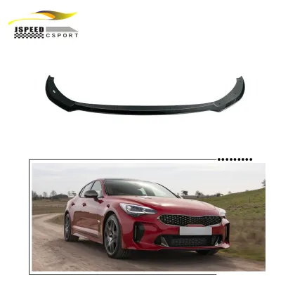 Real Carbon Fiber Stinger Front Bumper Splitter Lip for KIA Stinger 2018-2022