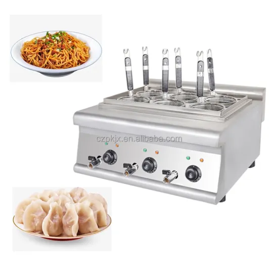 Automatic Noodle Cooker for Spaghetti, Pasta, and Asian Ramen in Commercial Kitchens