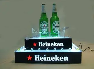 LED Acrylic Heineken Display Liquor Bottle Glorifier Stand