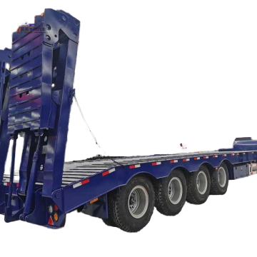 4 Achsen Lowboy Lowbbed Semi-Anhänger zur Ausbaggerabgabe (60-80 Tonnen)