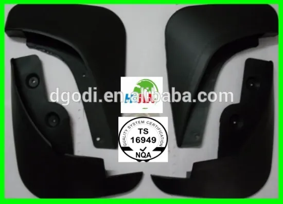 TS 16949 Mud guard PP materials Mud Flap Accessories Mudguard for cars