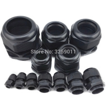 40PCS Cable Gland Nylon Plastic Waterproof Adjustable Cable Connectors Cable Gland Joints With Gaskets PG7 PG9 PG11 PG16 PG13.5