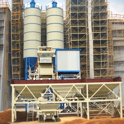 Hzs60 Commercial Cement Mixing Plant - High Efficiency Concrete Batching Plant