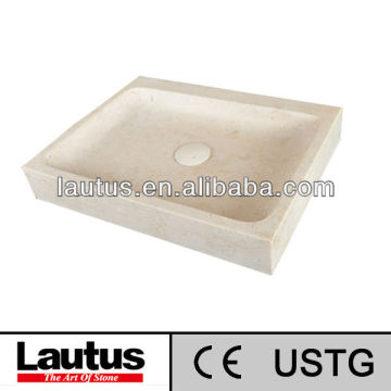 Bathroom square marble wash basin sink-EV5038GL