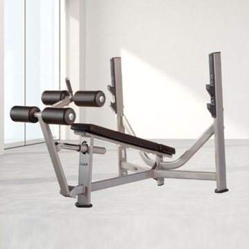 Phòng tập thể dục thương mại Thiết bị tập thể dục Olympic Down Ramp Bench