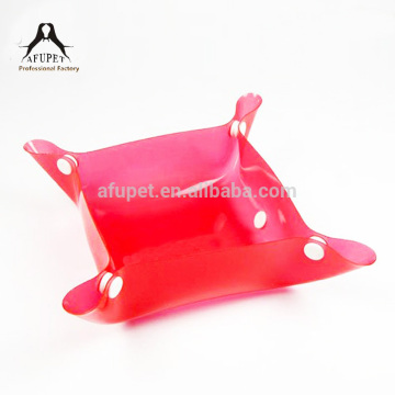 button plastic pet folding bowl pet travel bowl wholesale