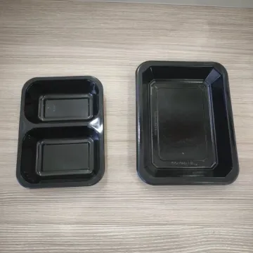2 Compartment Pp Evoh Heat Sealing Tray