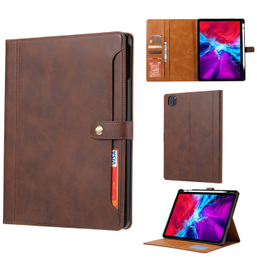 Luxury Flip Leather Book Case For iPad Air 4 10.9 Inch Cards Wallet Stands Cover For iPad Pro 11" 12.9 inch 2020 5 6 7 8 Fundas