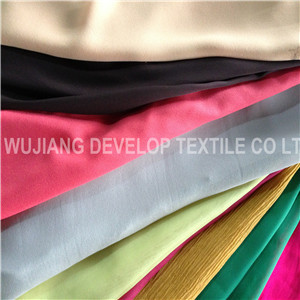 Polyester Soft Georgette/Chiffon/Satin/Crepe Fabric for Lady Cloth