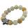 Natural Stone Beads Stretch Ring Gemstone Quartz Tiger eye Amethyst 4mm Round Beaded Handmade Charm Ring Fashion Elastic Rings