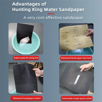 High-Quality Silicon Carbide Sandpaper P80 - Water Sandpaper Grit 100/120 Lija Agua Abrasives Dry Sandpaper