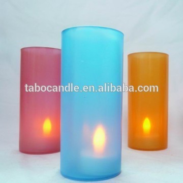 Changing colour electronic LED tealight candle