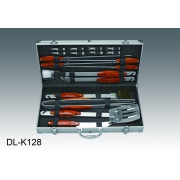 18PCS BBQ Tool Set,S/S