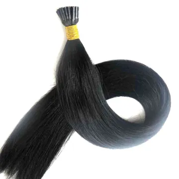 Pre Bonded Russian Stick I Tip Cuticle Remy Intact Keratin Hair Extensions 100 Human Hair