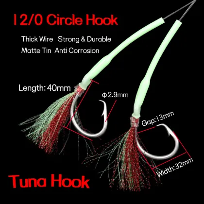 Customized Bulk Hand Tied Strong Hapuka Grouper Cod Sabiki Rig for Deep Sea