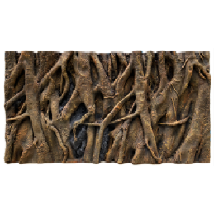 Placa de fundo do vento da floresta tropical