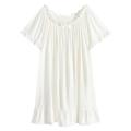 Women Cotton Nightbowns Abito vintage Nightdress Princess