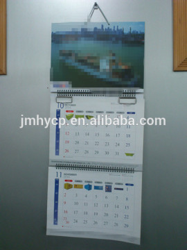2015 unique Design custom printed big size wall Calendar