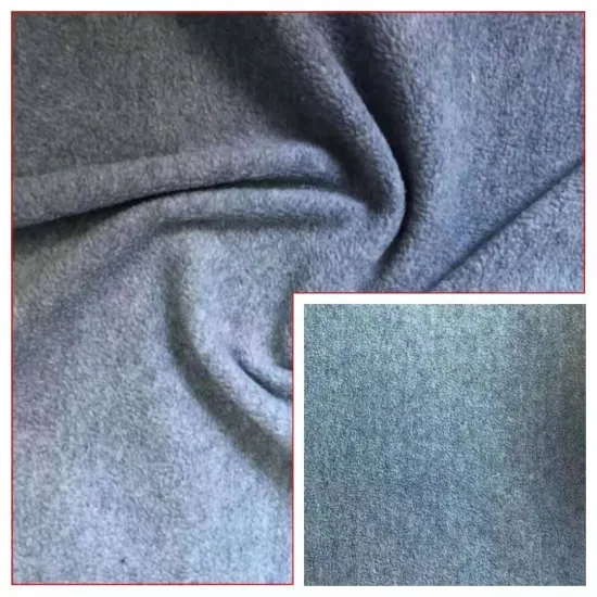 100%Polyester Melange Polar Fleece Knitted Fabric